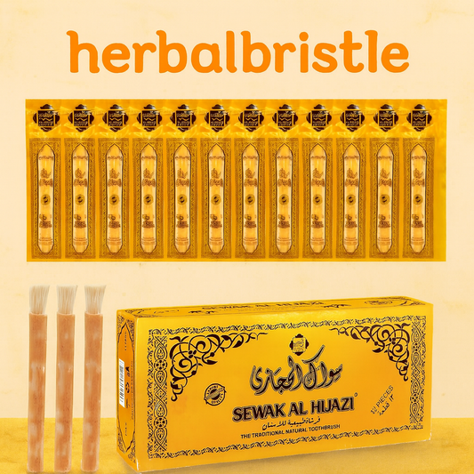 Miswak Natural Toothbrush [12 PCS]